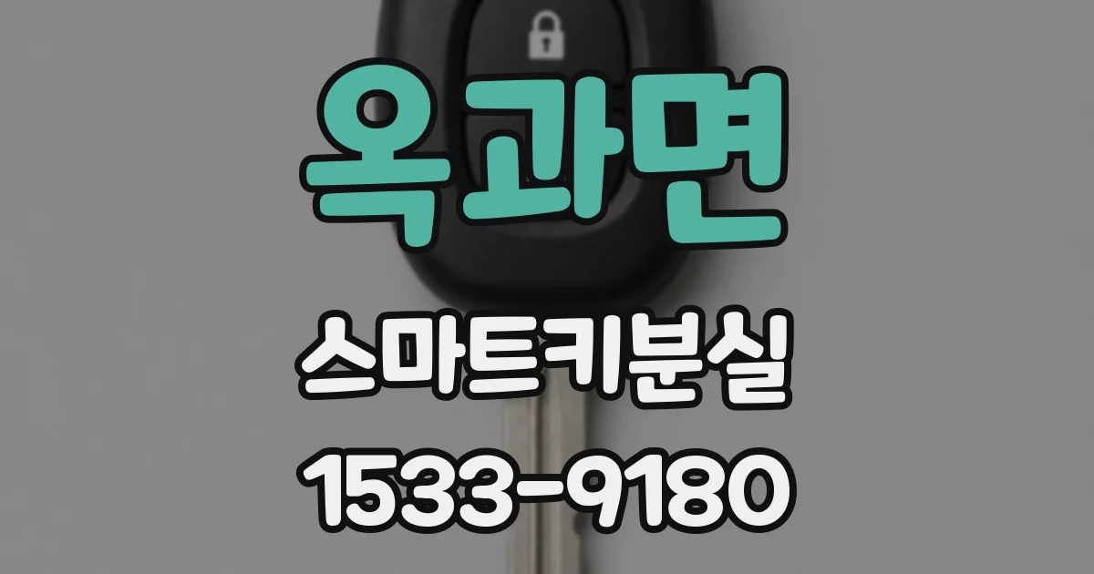 옥과면 스마트키분실