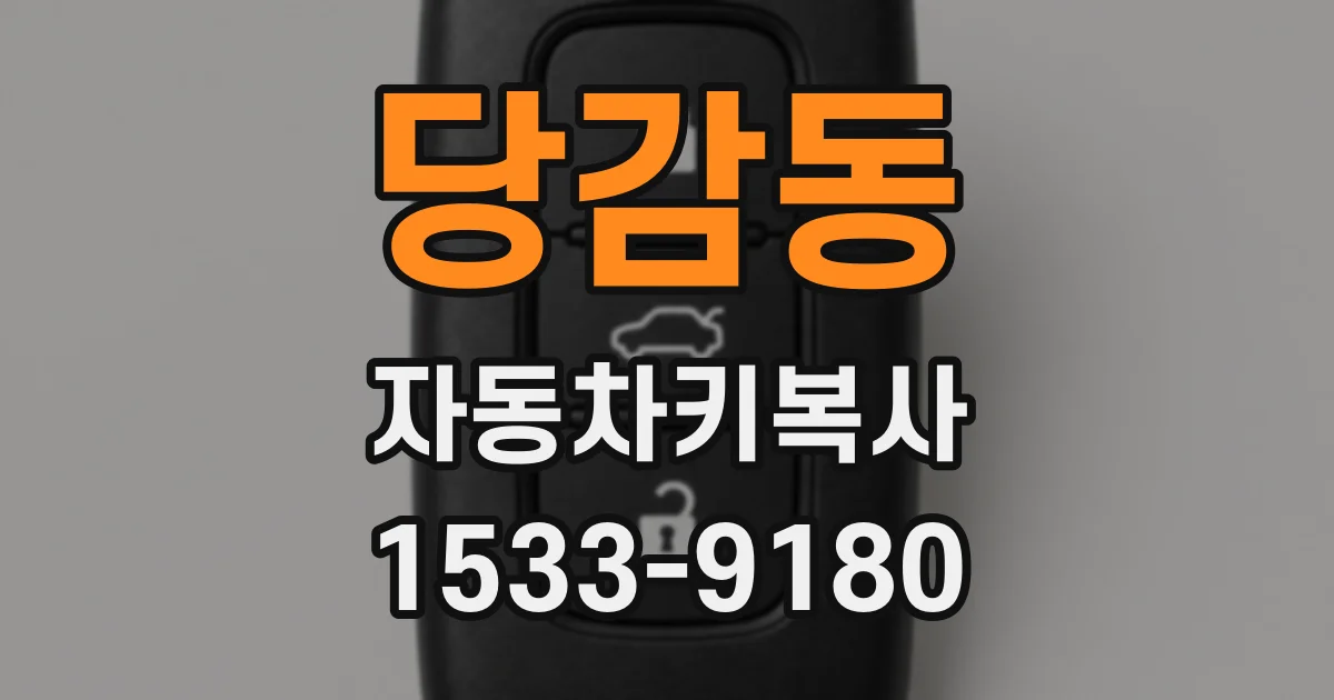 당감동 자동차키복사