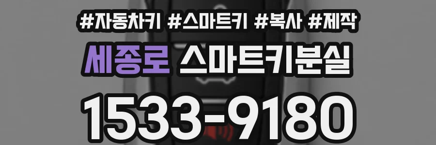세종로 스마트키분실