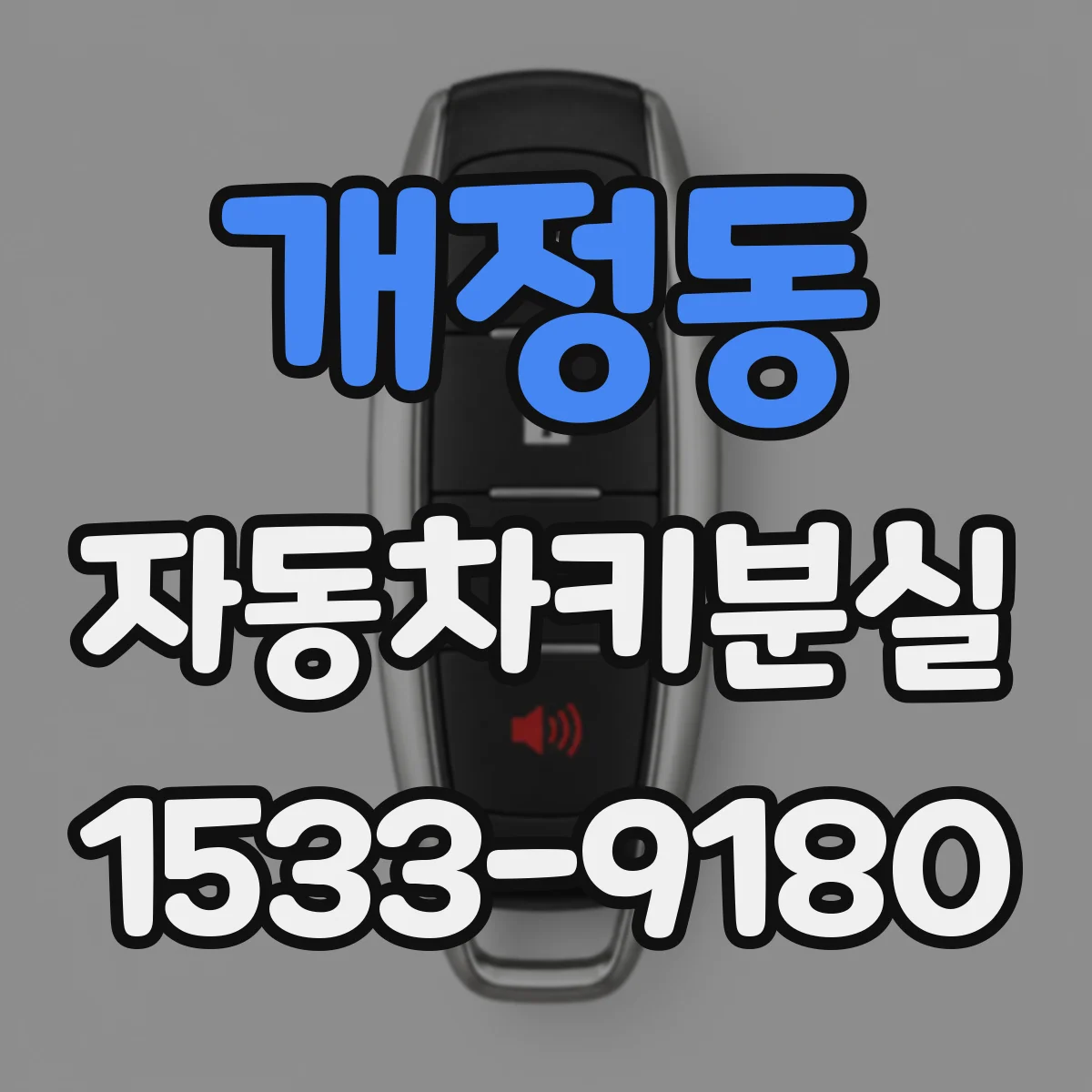개정동 자동차키분실