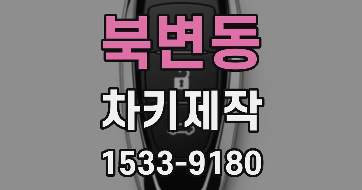 북변동 차키제작