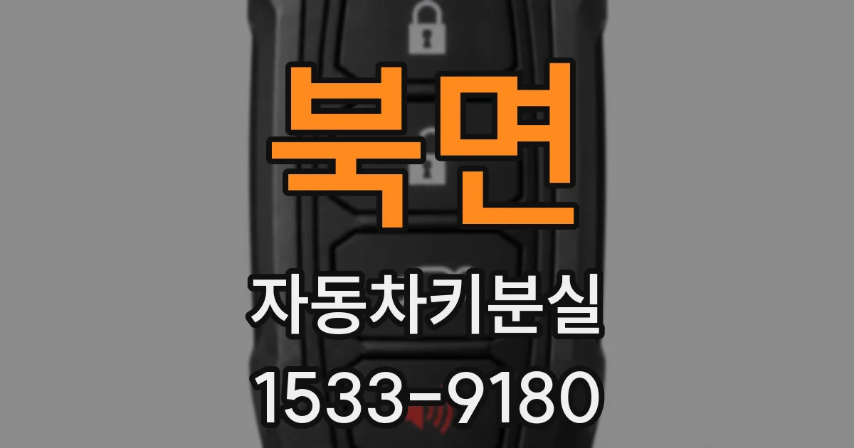 북면 자동차키분실