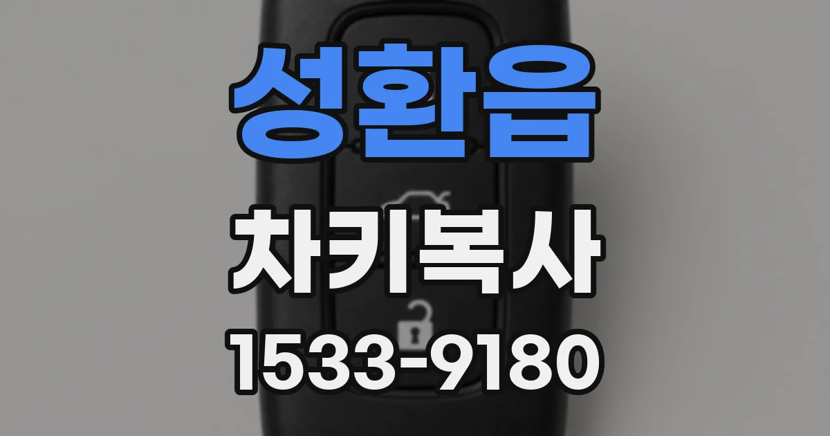 성환읍 차키복사