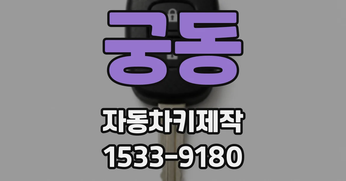 궁동 자동차키제작