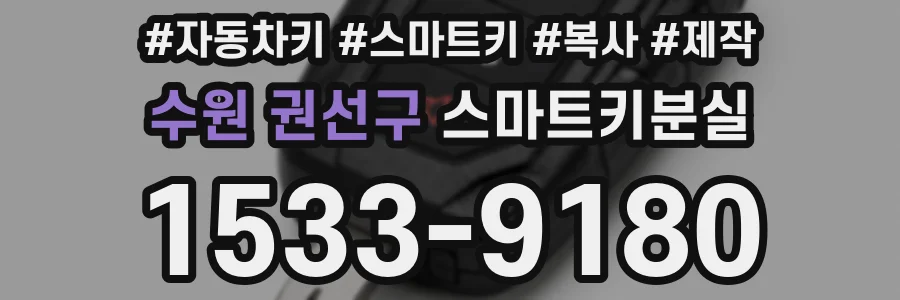 수원 권선구 스마트키분실