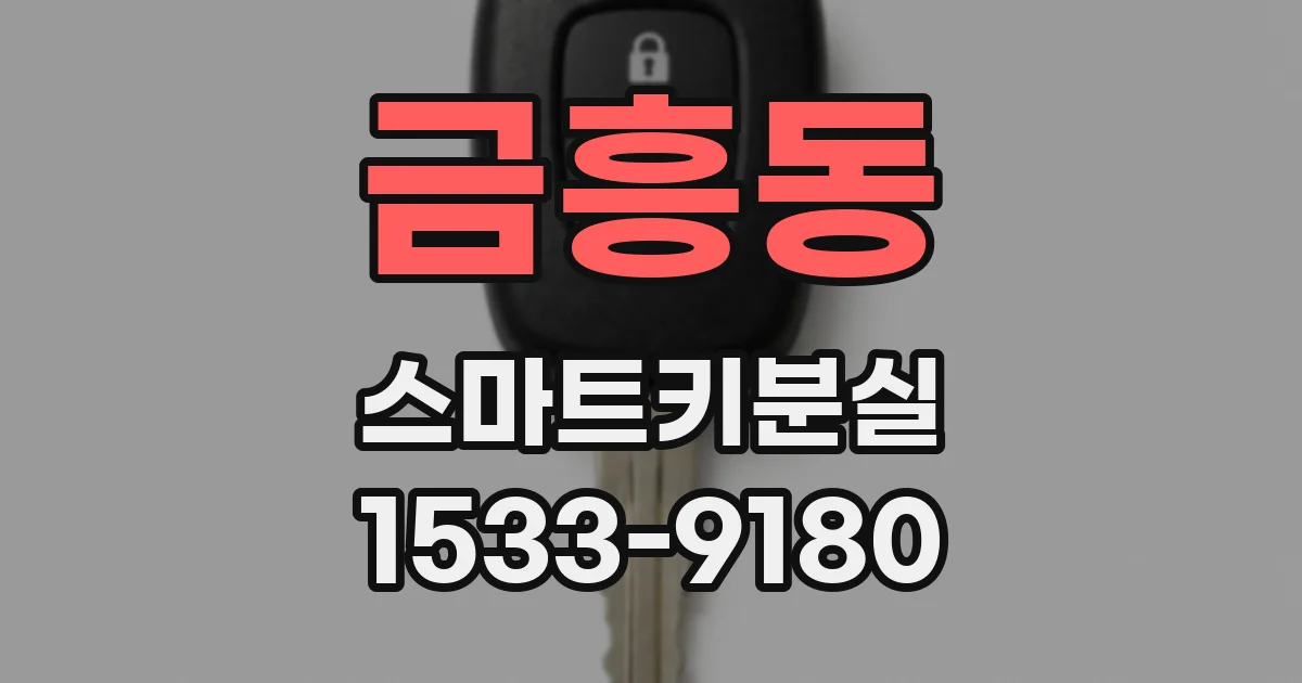 금흥동 스마트키분실