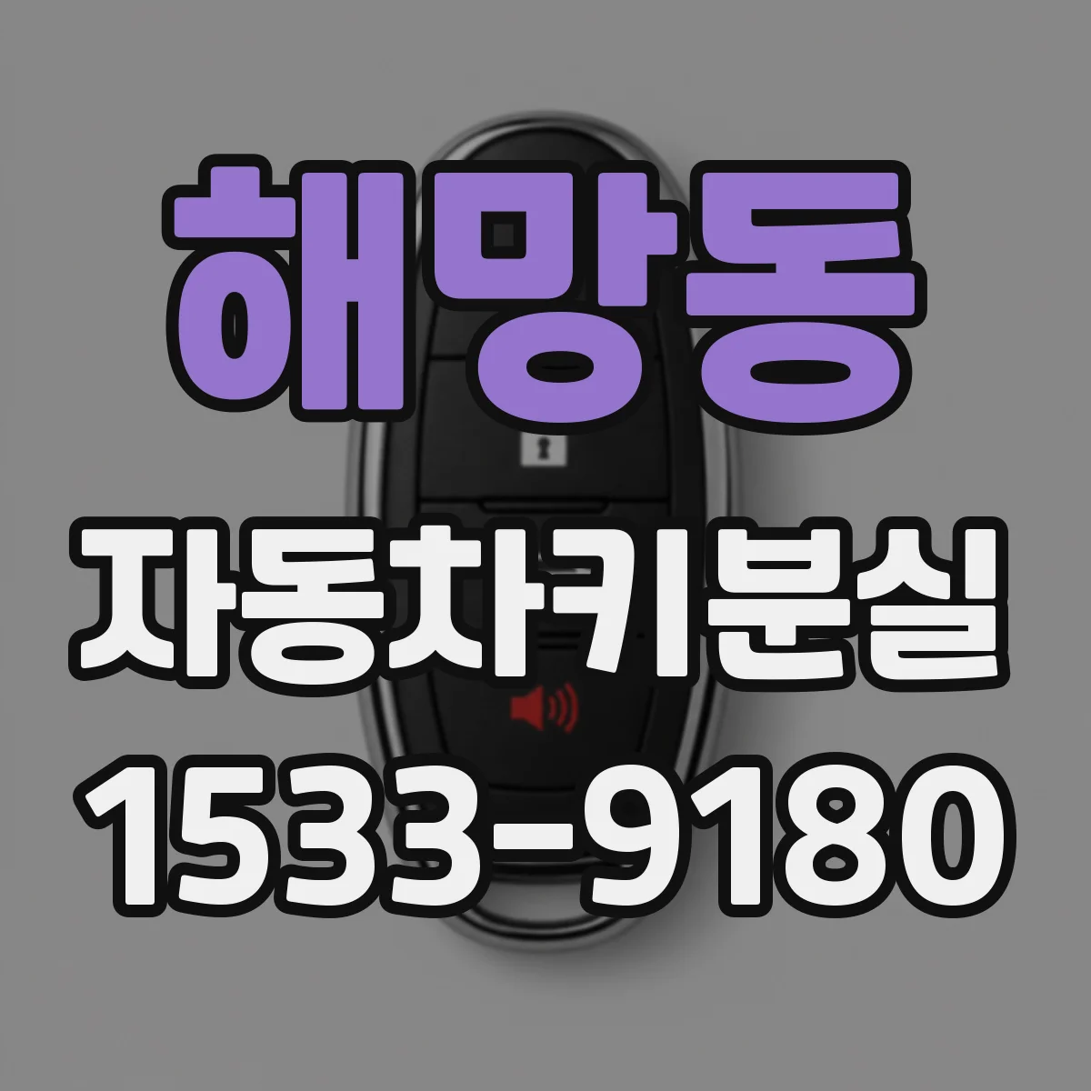 해망동 자동차키분실
