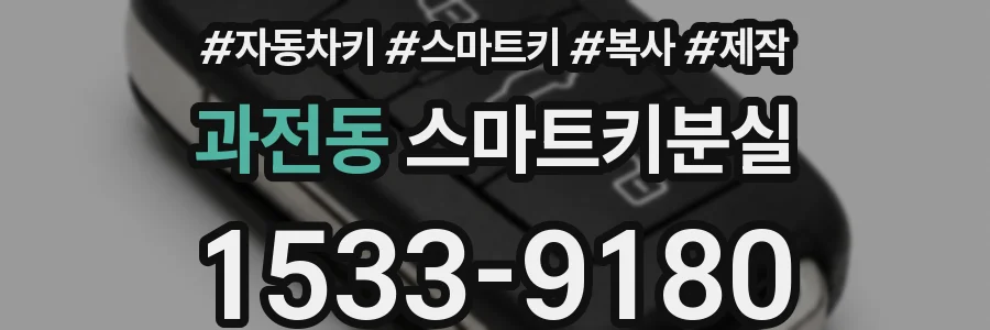 과전동 스마트키분실