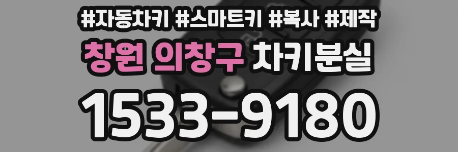 창원 의창구 차키분실