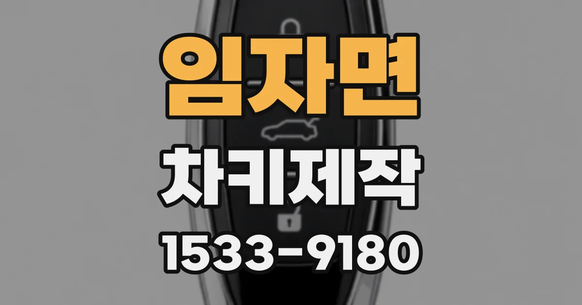 임자면 차키제작