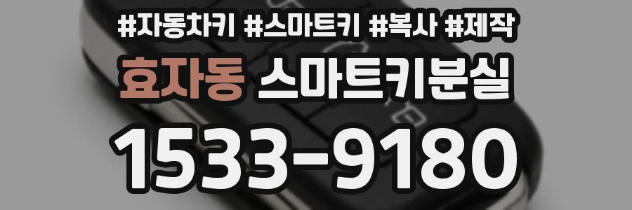 효자동 스마트키분실