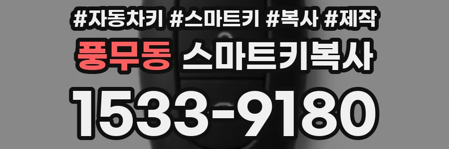 풍무동 스마트키복사
