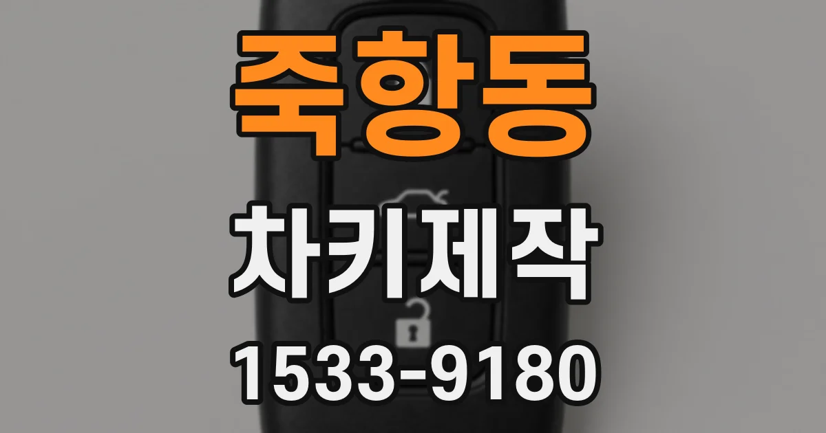 죽항동 차키제작