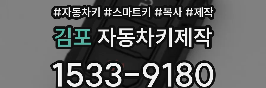 김포 자동차키제작