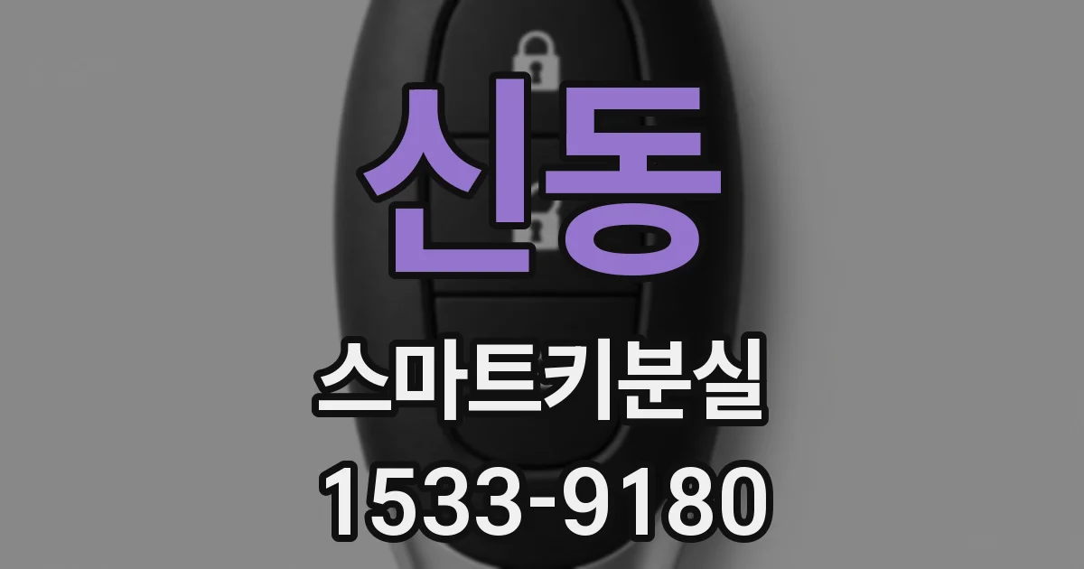 신동 스마트키분실