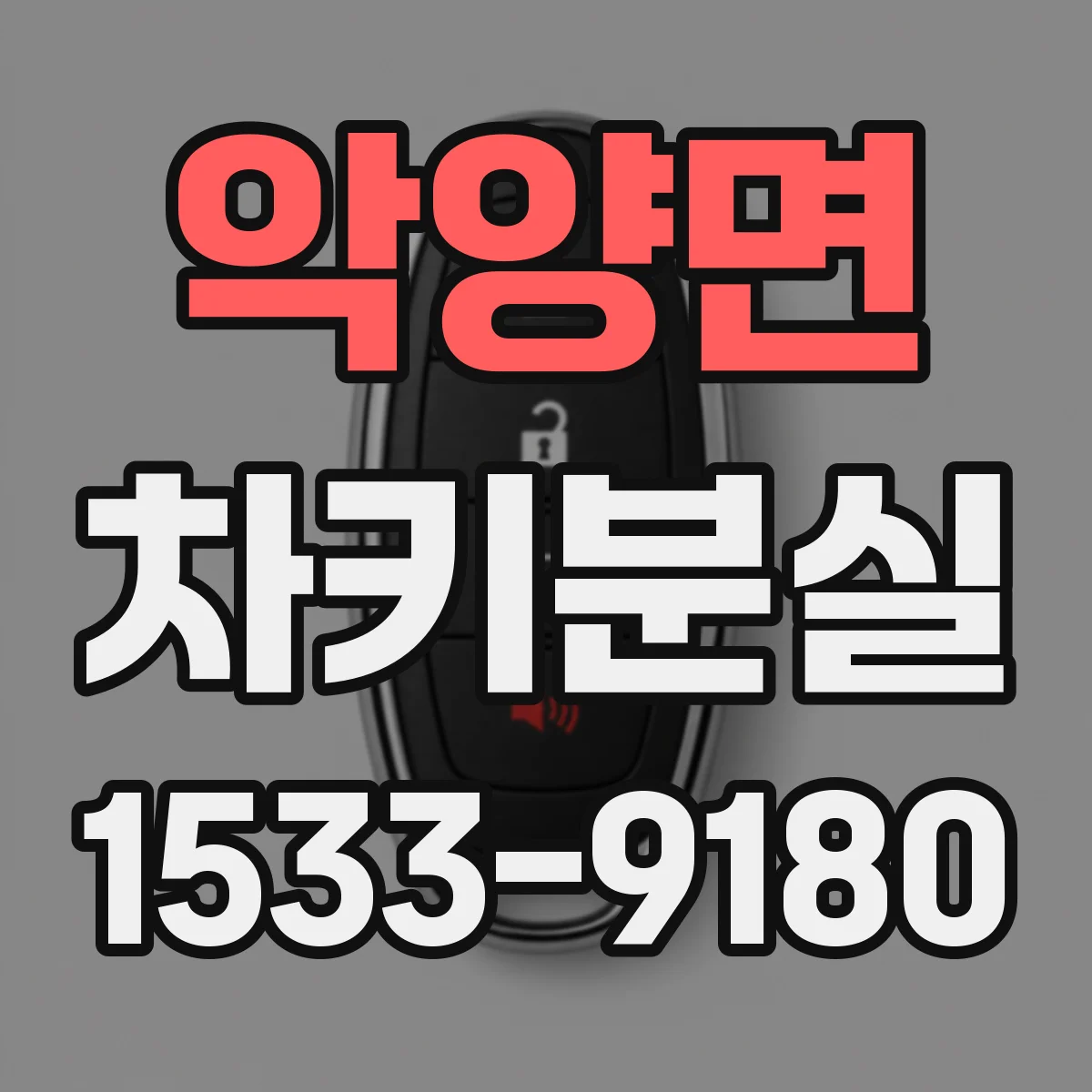 악양면 차키분실