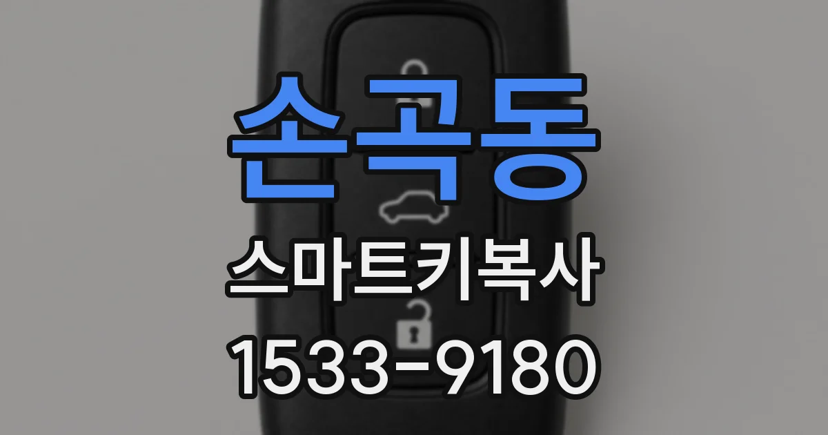 손곡동 스마트키복사