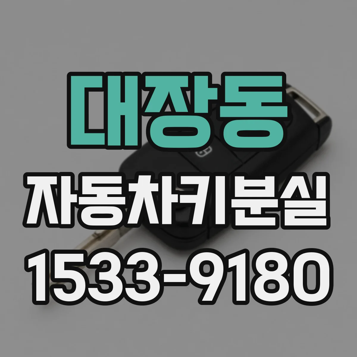 대장동 자동차키분실