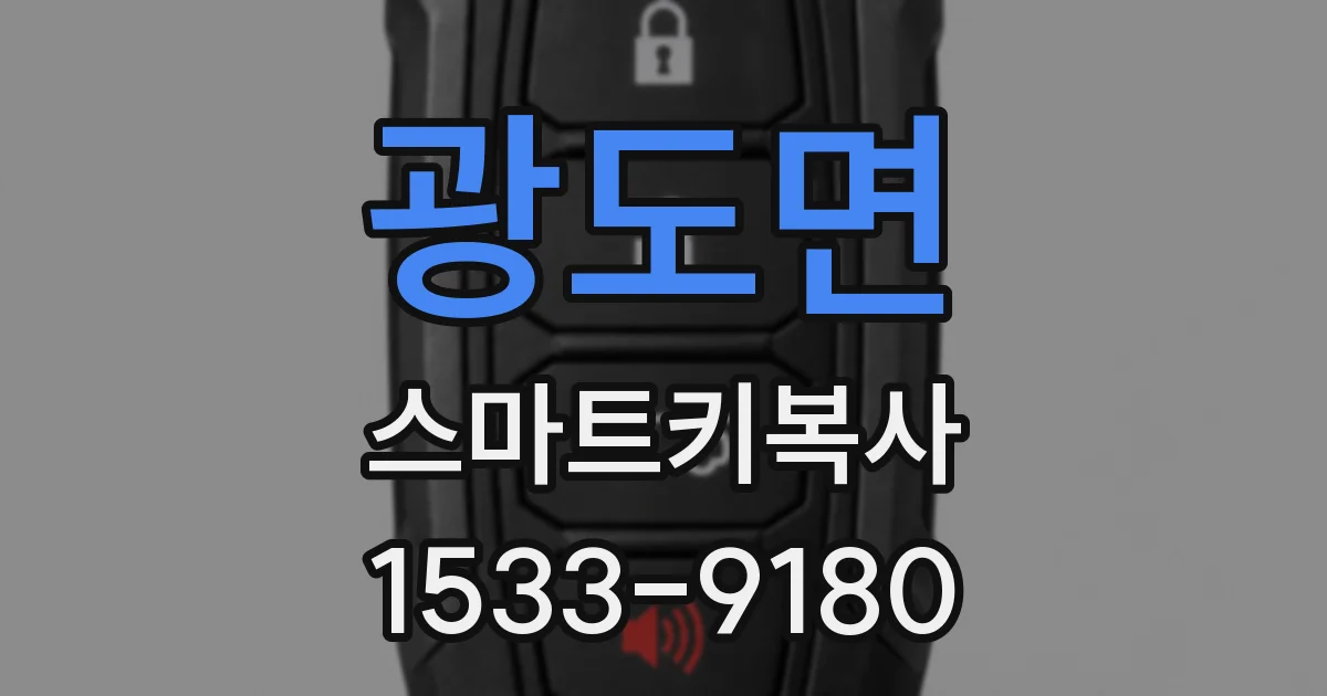 광도면 스마트키복사