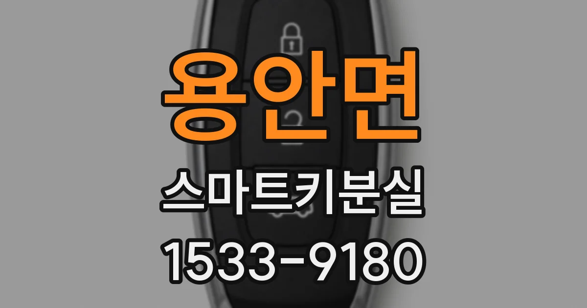 용안면 스마트키분실