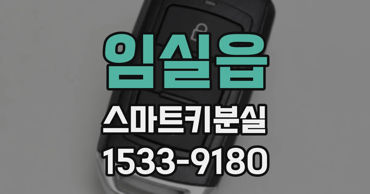 임실읍 스마트키분실