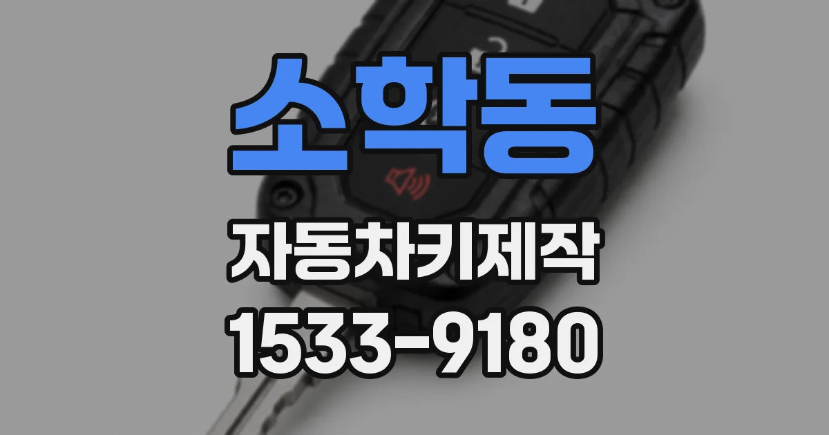 소학동 자동차키제작