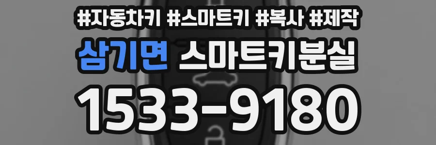 삼기면 스마트키분실