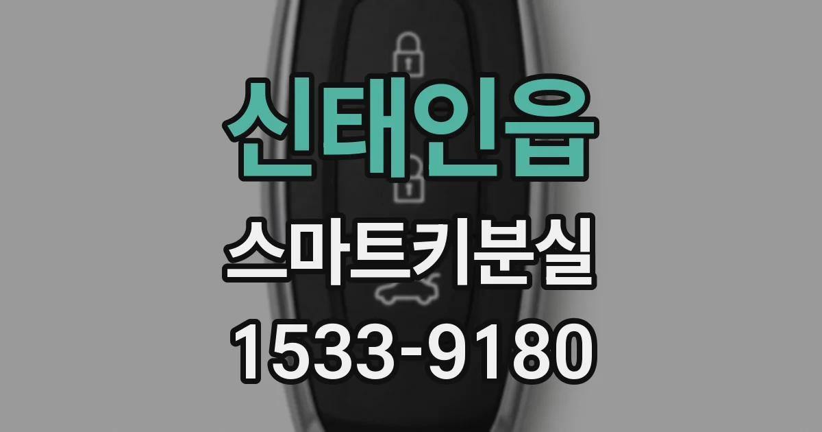 신태인읍 스마트키분실
