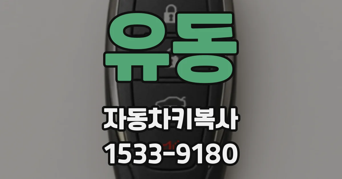 유동 자동차키복사