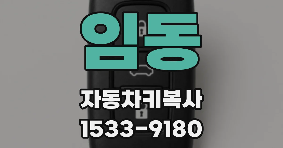 임동 자동차키복사
