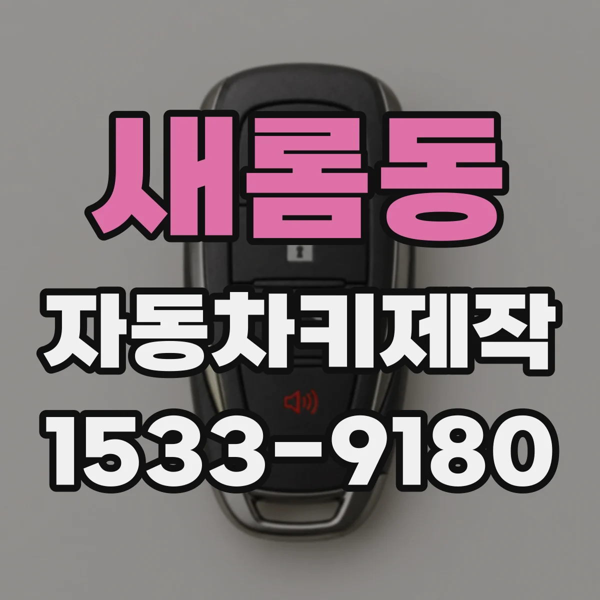 새롬동 자동차키제작