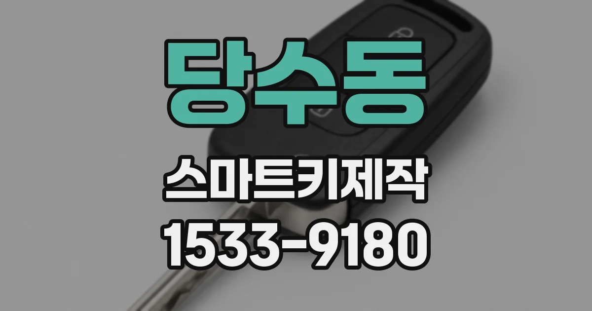 당수동 스마트키제작