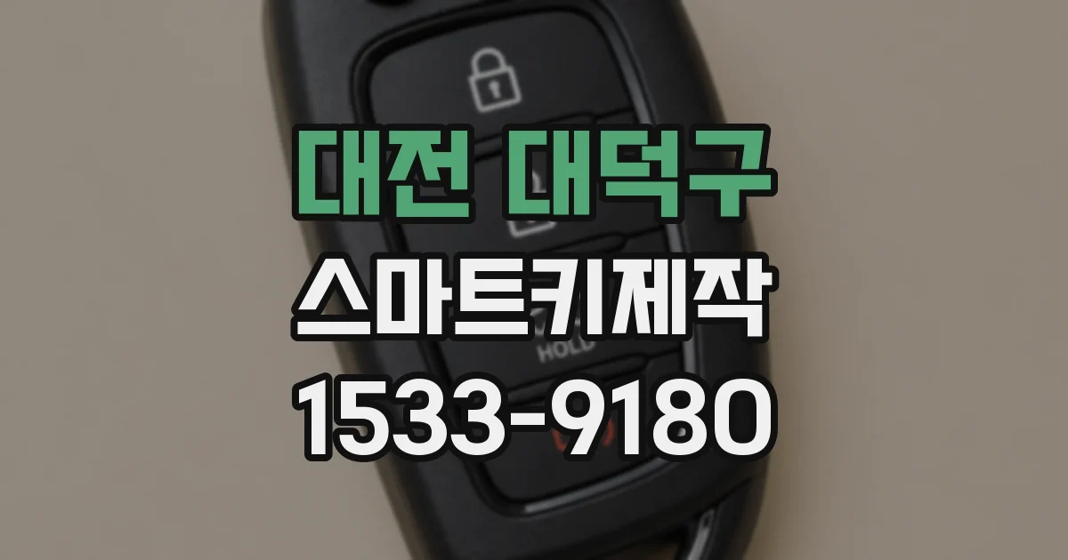 대전 대덕구 스마트키제작