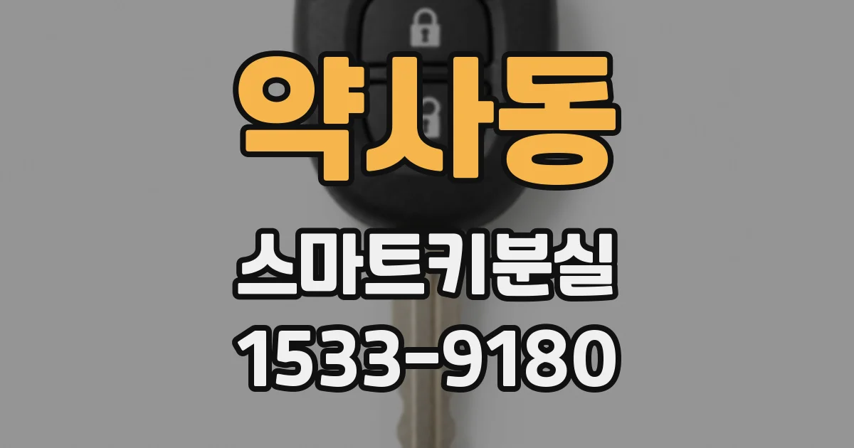 약사동 스마트키분실