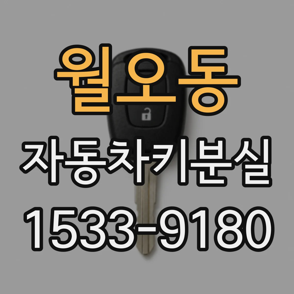 월오동 자동차키분실