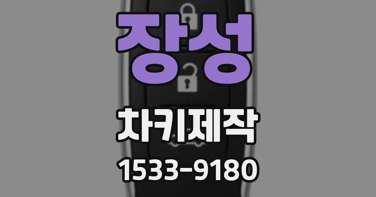 장성 차키제작