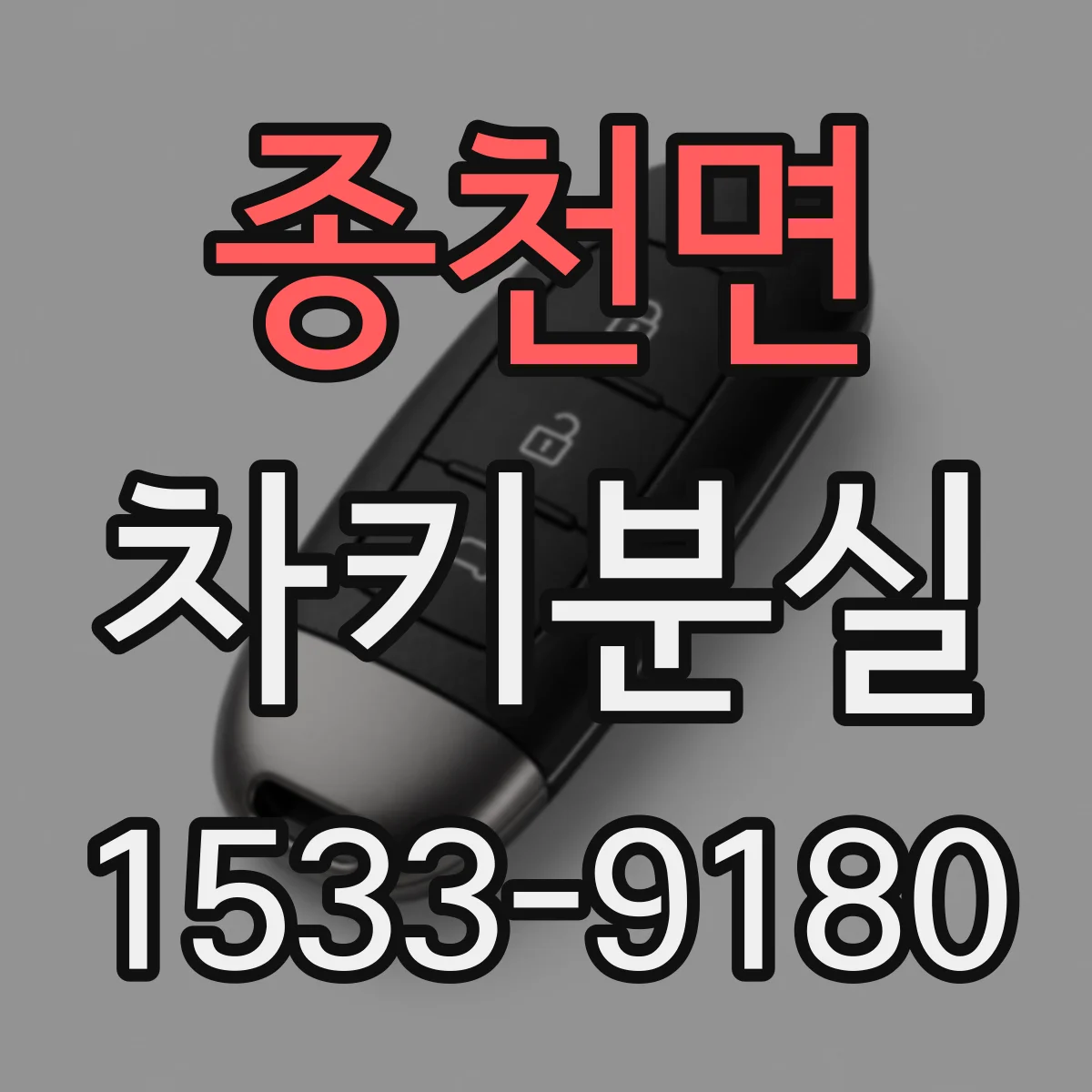 종천면 차키분실