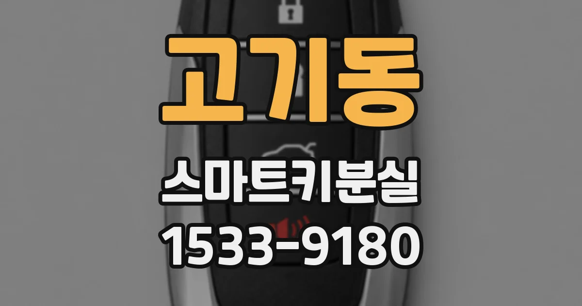 고기동 스마트키분실