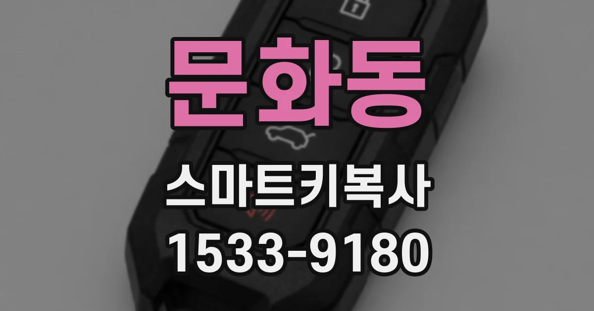 문화동 스마트키복사