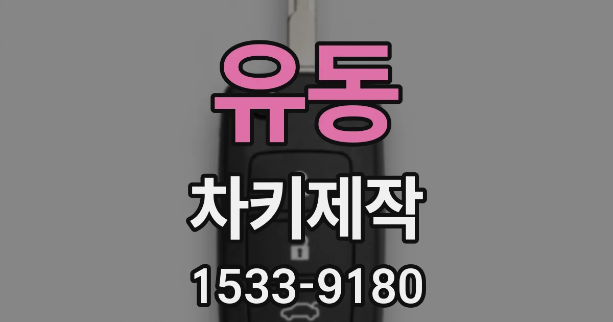 유동 차키제작