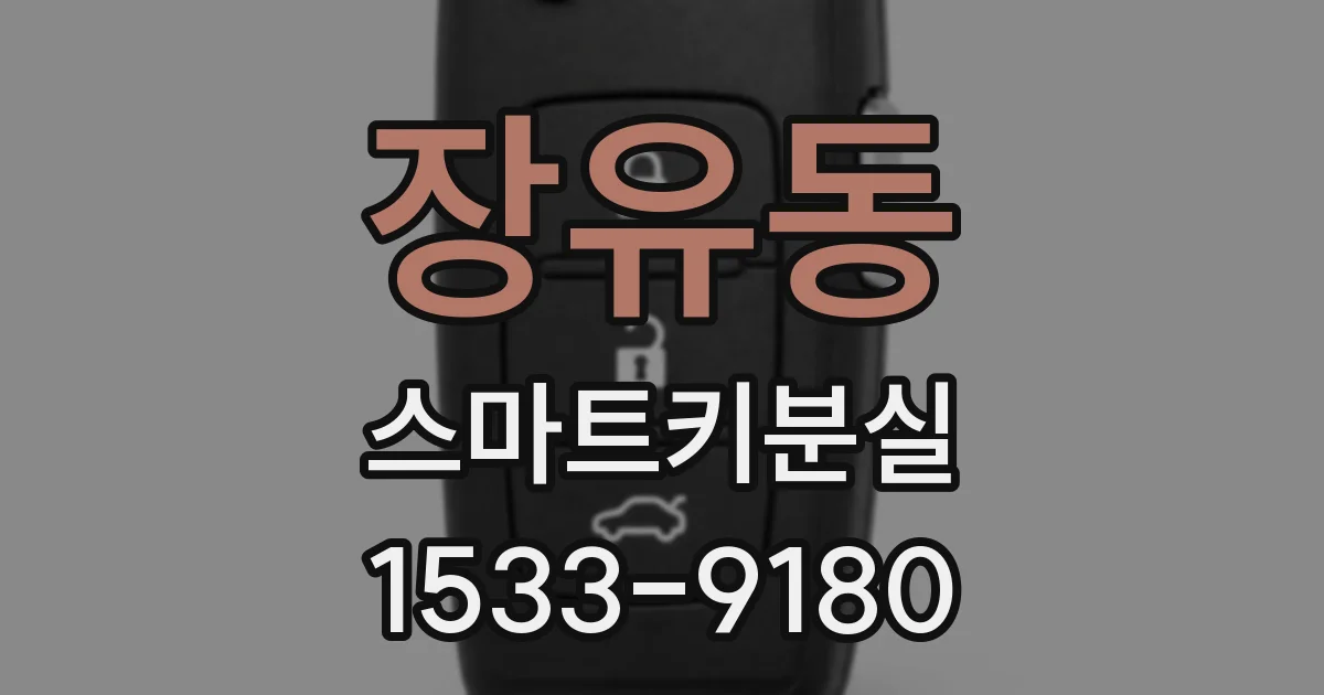 장유동 스마트키분실