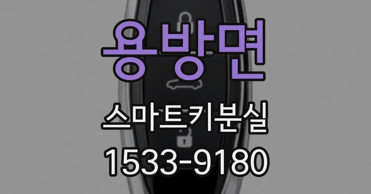 용방면 스마트키분실