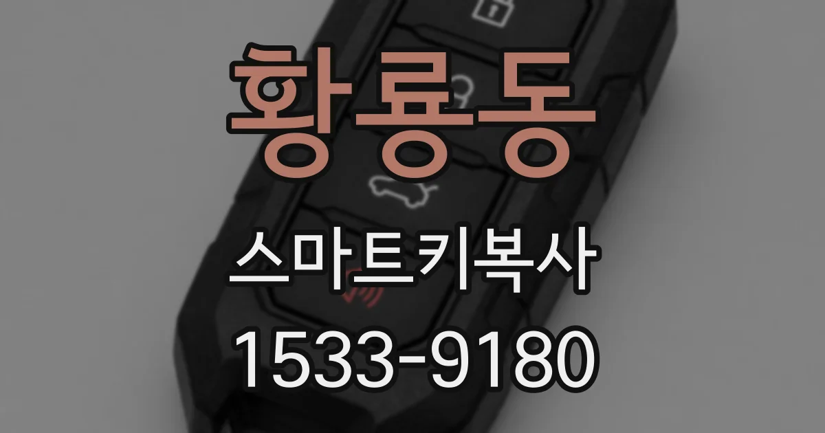 황룡동 스마트키복사