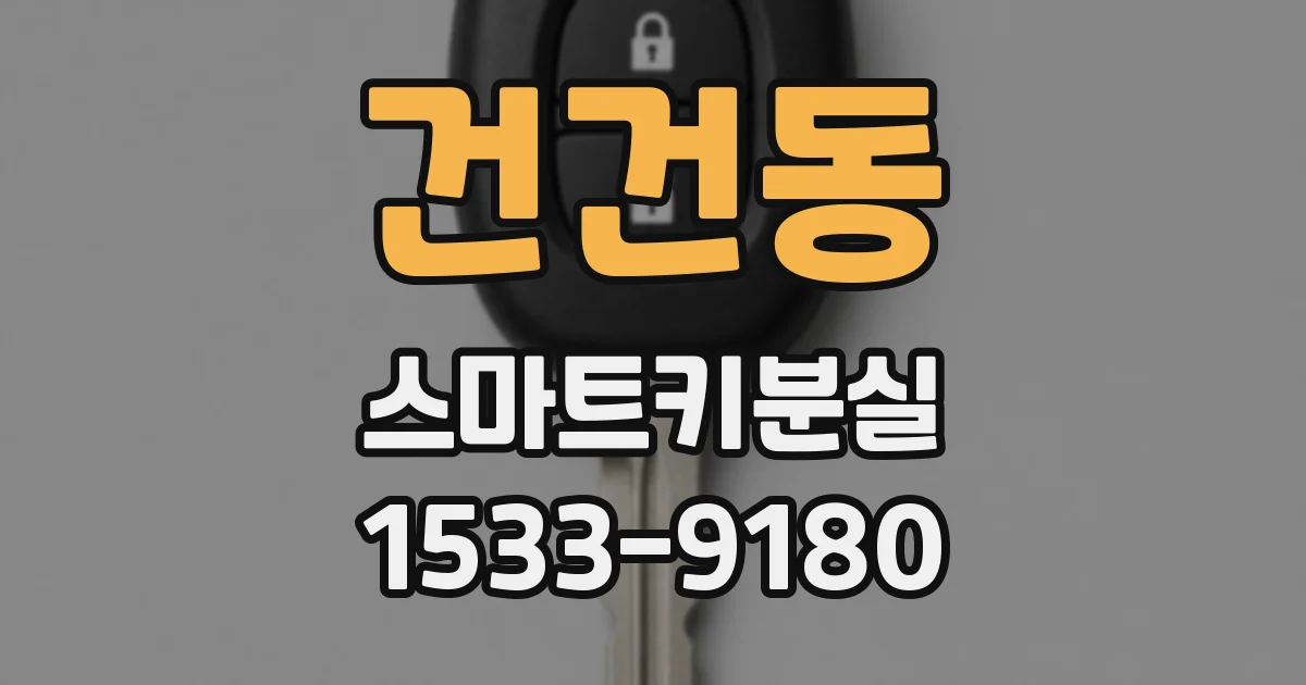 건건동 스마트키분실