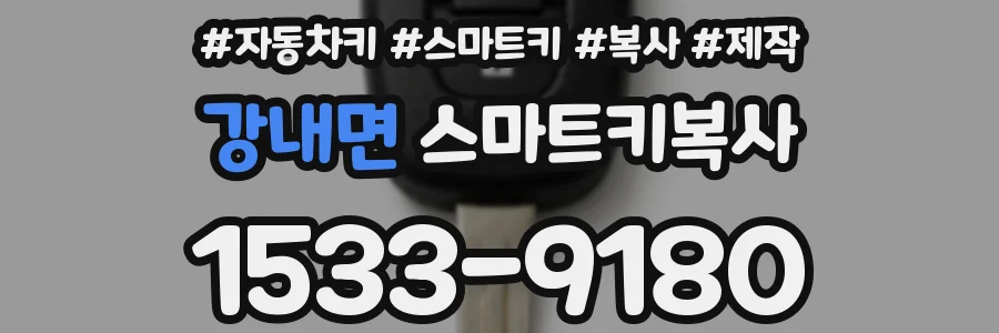 강내면 스마트키복사