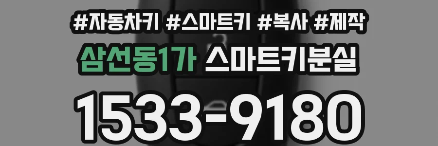 삼선동1가 스마트키분실