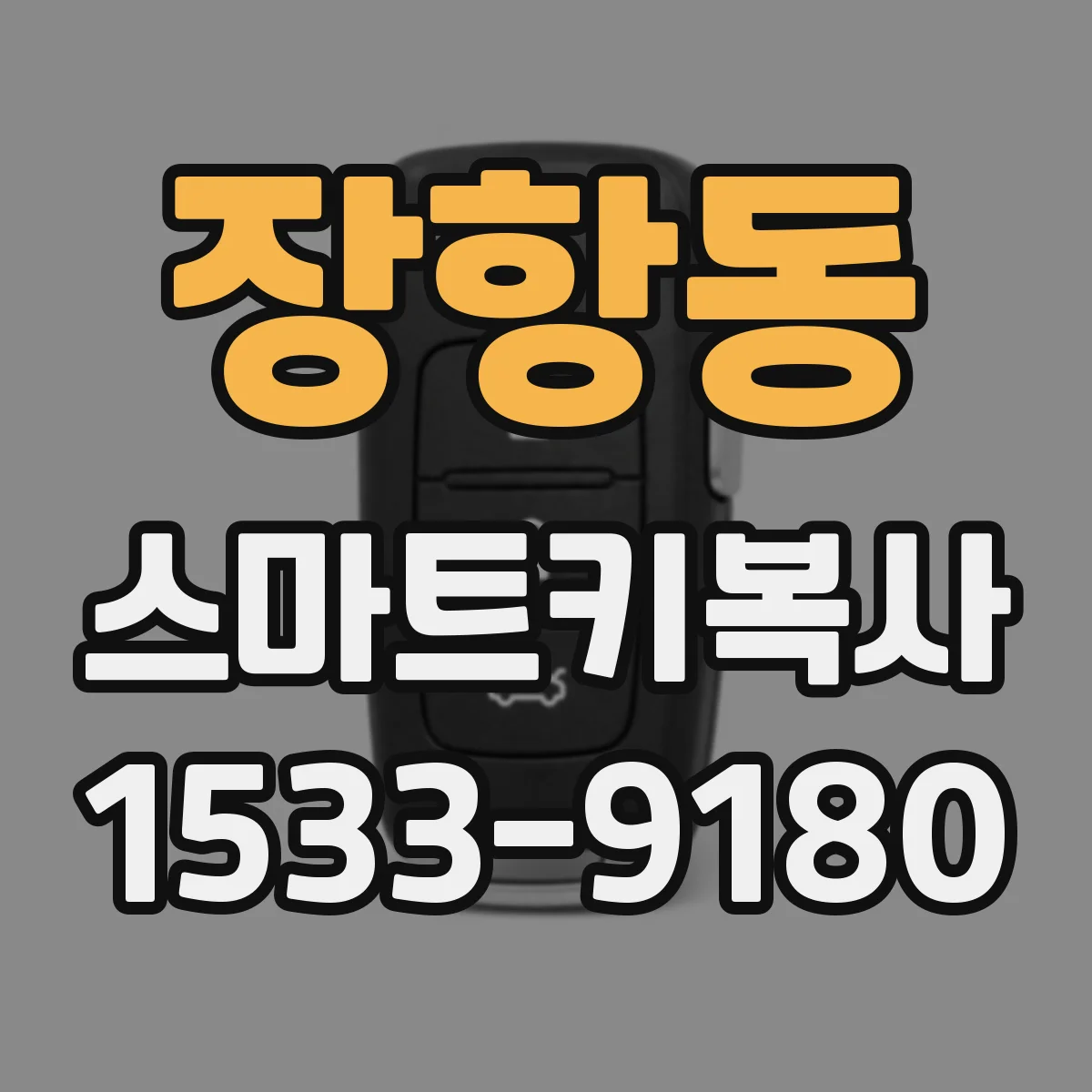 장항동 스마트키복사