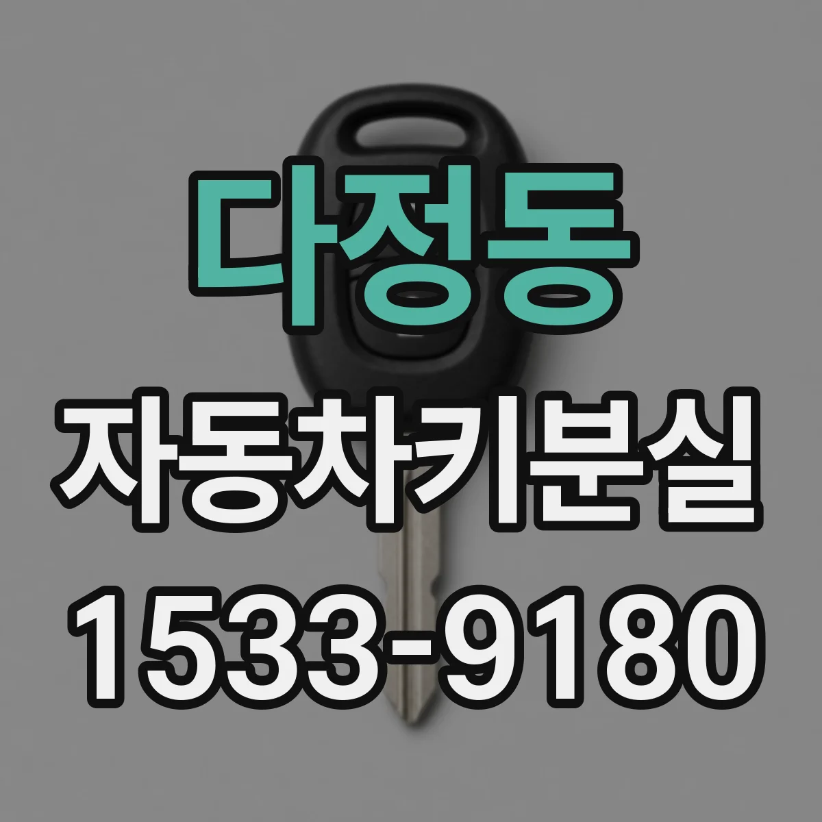 다정동 자동차키분실