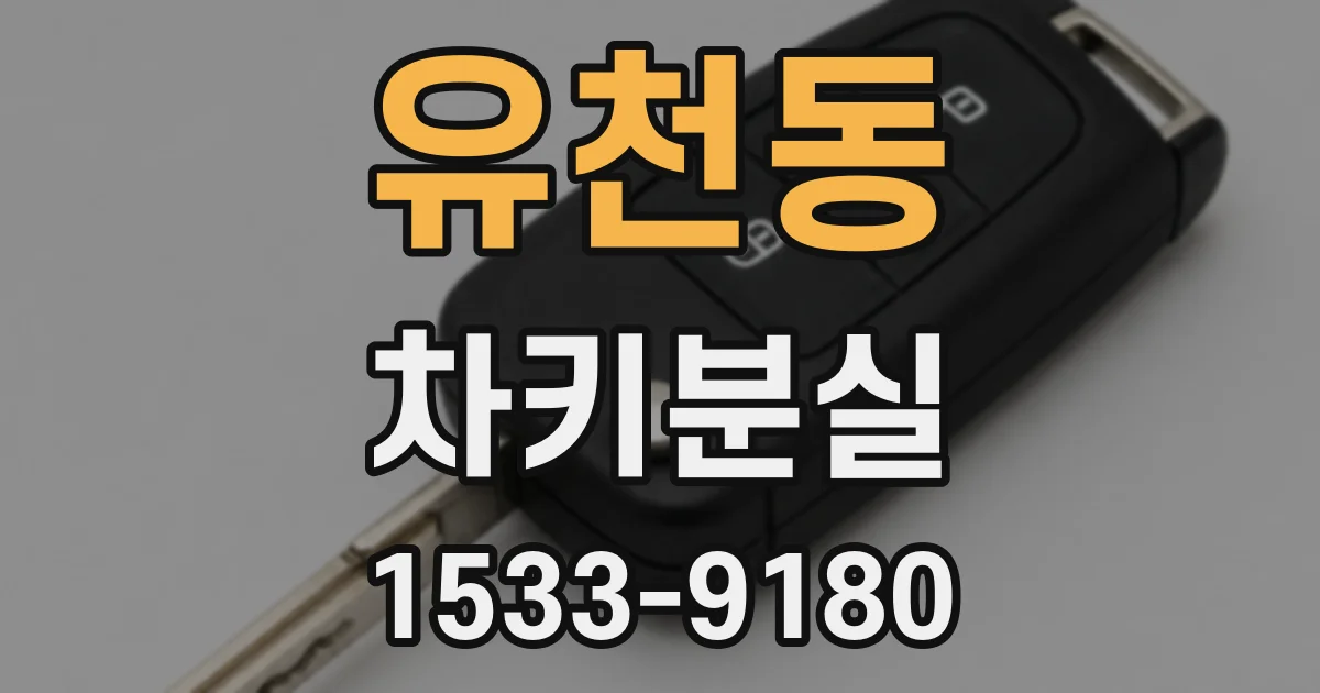 유천동 차키분실