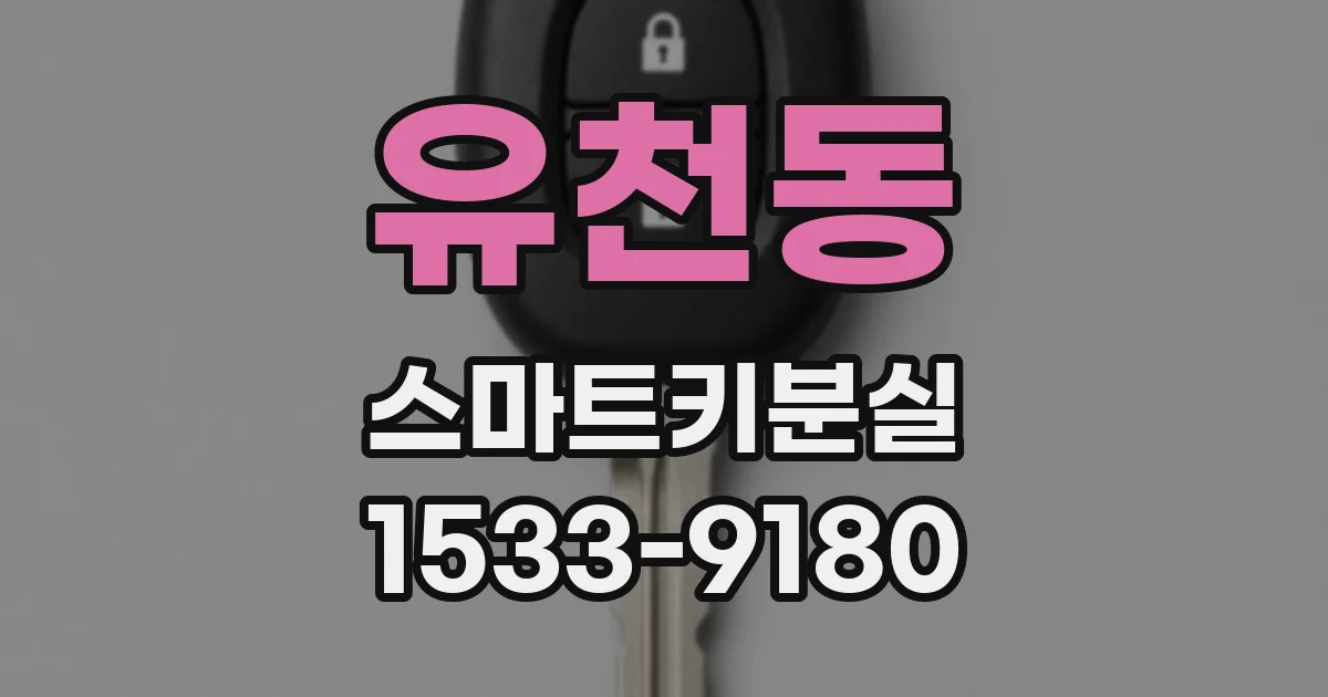 유천동 스마트키분실